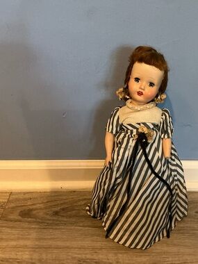 Vintage Gibson Girl Hard Plastic Doll 1950s Original Outfit